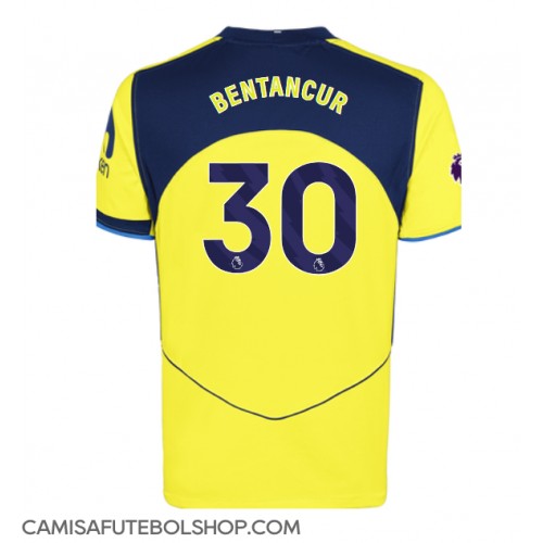 Camisa de time de futebol Tottenham Hotspur Rodrigo Bentancur #30 Replicas 3º Equipamento 2025-26 Manga Curta Camisa de time de futebol Tottenham Hotspur Rodrigo Bentancur #30 Replicas 3º Equipamento 2025-26 Manga Curta